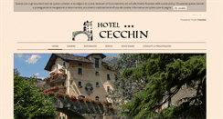 Desktop Screenshot of hotelcecchin.com