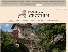 Tablet Screenshot of hotelcecchin.com